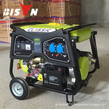 BISON(CHINA) Taizhou Factory 2kw 3kw 4kw 5kw 6kw Electric Gasoline Generator Portable Electric Generator